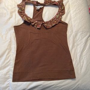 Brown tank top. Size S.
